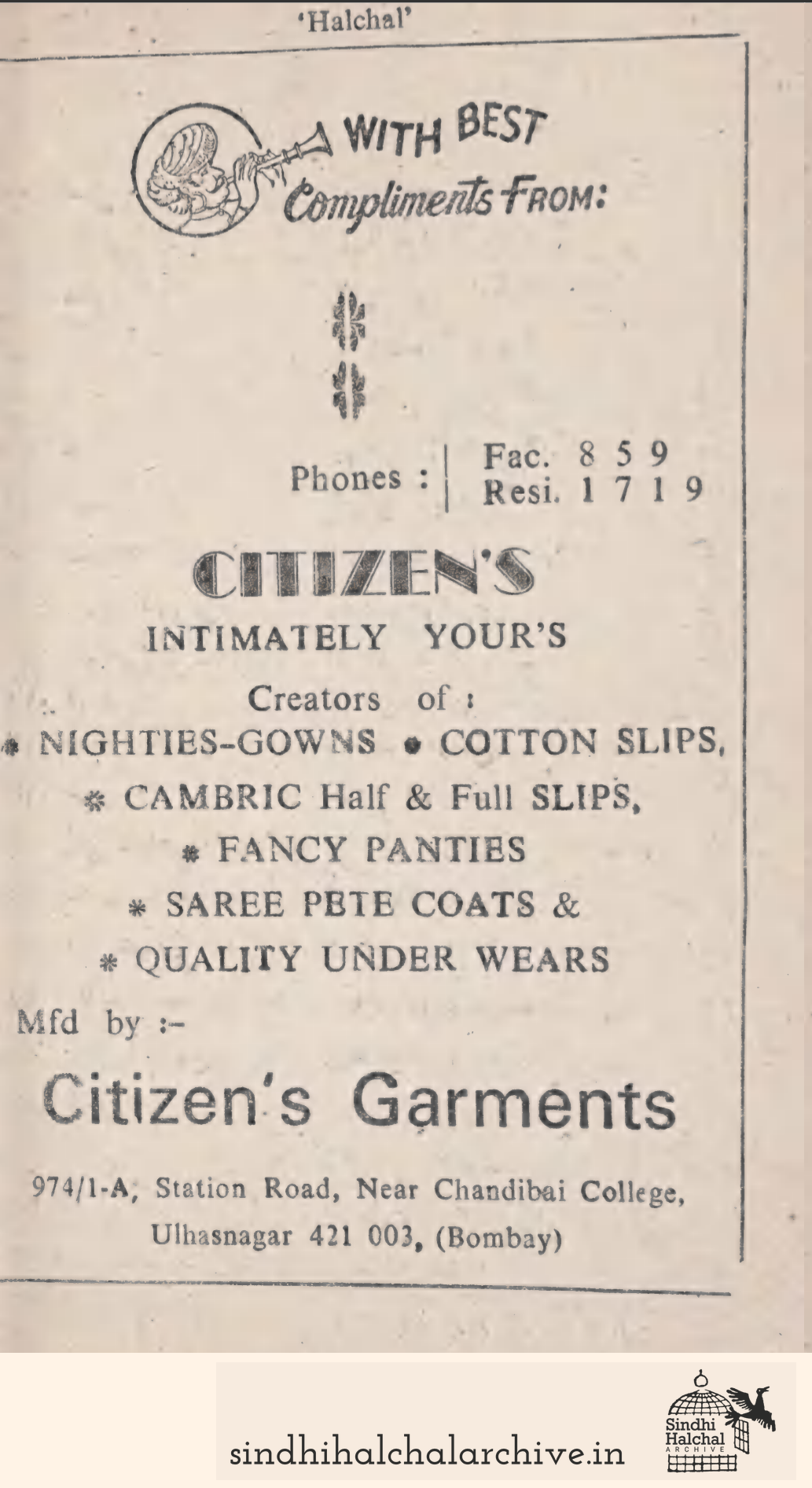 Image of AD Citizen's Garments